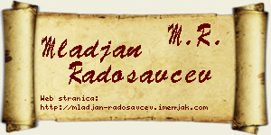 Mlađan Radosavčev vizit kartica